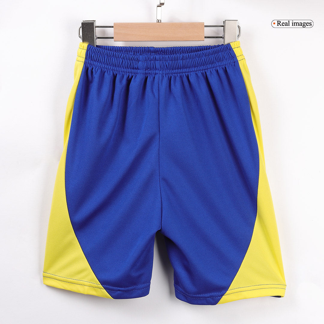 Kid's RONALDO #7 Al Nassr Home Soccer Jersey Kit(Jersey+Shorts+Socks) 2024/25 Top Soccer Jerseys Store