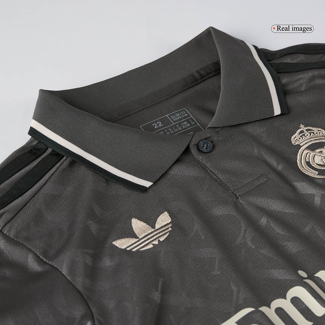 Kid's Real Madrid Third Away Soccer Jersey Kit(Jersey+Shorts+Socks) 2024/25 Top Soccer Jerseys Store