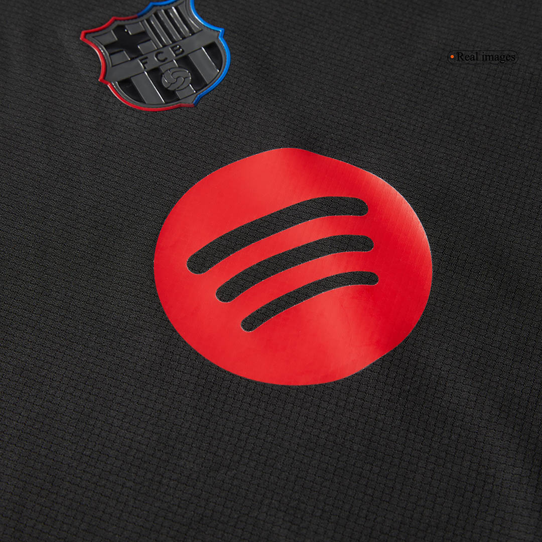 Kid's Barcelona Away Soccer Jersey Kit(Jersey+Shorts) 2024/25 - Spotify Logo Without Text Top Soccer Jerseys Store