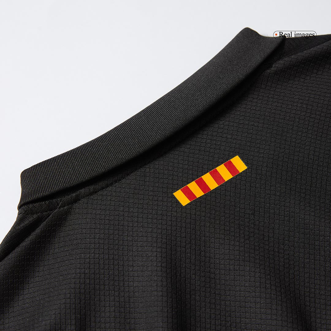 Kid's Barcelona Away Soccer Jersey Kit(Jersey+Shorts) 2024/25 - Spotify Logo Without Text Top Soccer Jerseys Store