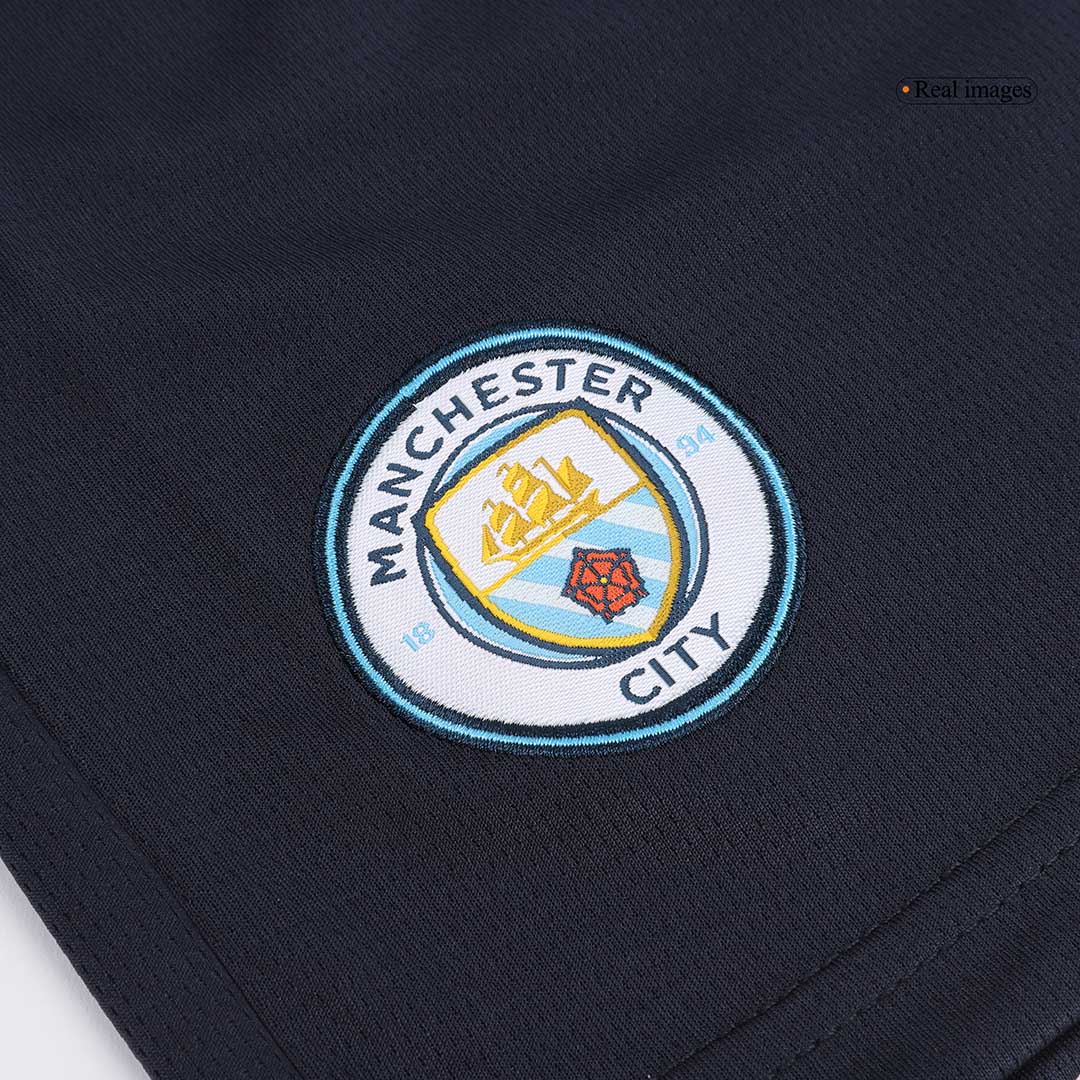 Manchester City Away Soccer Jersey Kit(Jersey+Shorts) 2024/25 Top Soccer Jerseys Store
