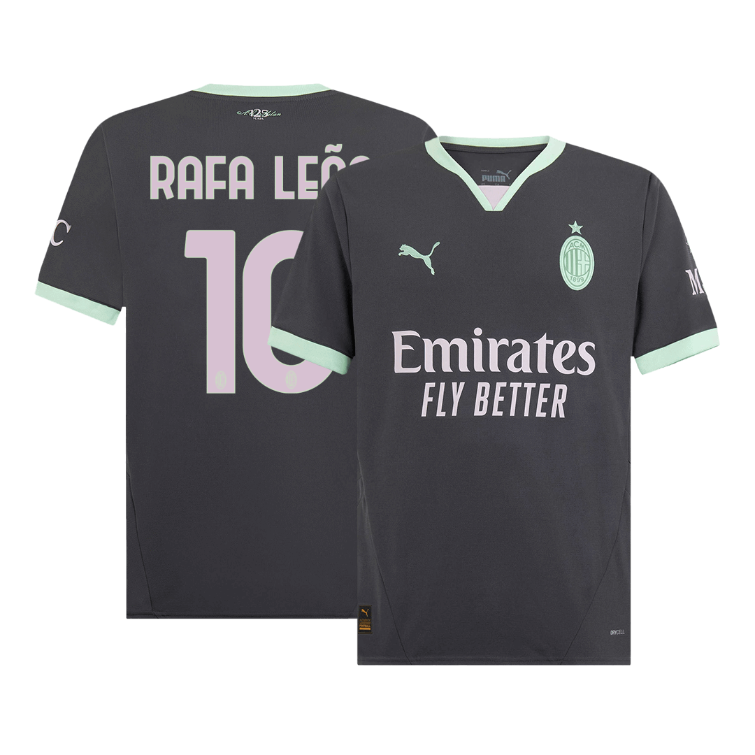 Rafael Leão #10 AC Milan Third Away Soccer Jersey 2024/25 Top Soccer Jerseys Store