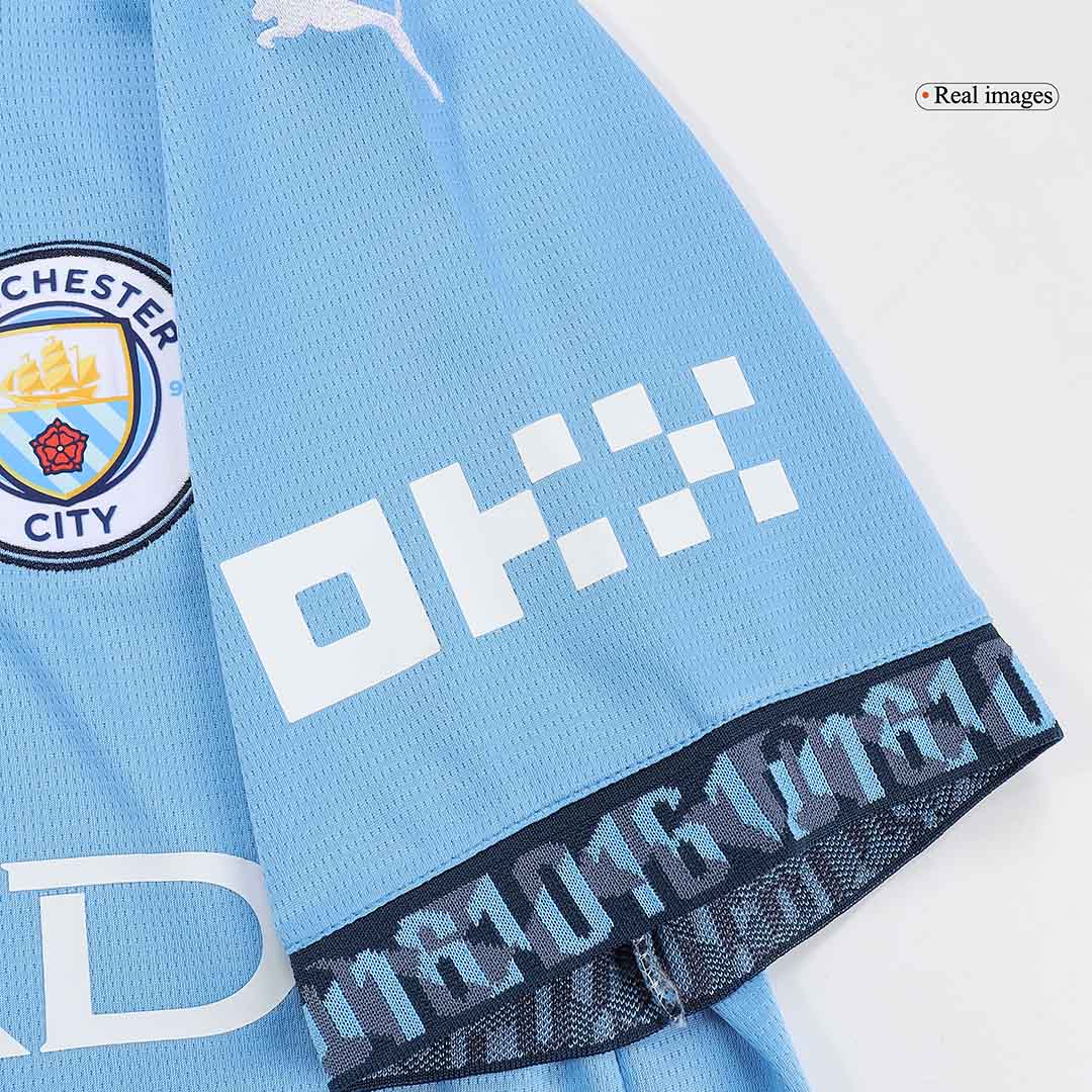 RODRIGO #16 Manchester City Home Soccer Jersey 2024/25 - UCL Top Soccer Jerseys Store
