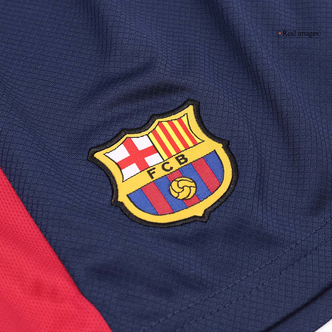 Kid's Barcelona Home Soccer Jersey Kit(Jersey+Shorts+Socks) 2024/25 Top Soccer Jerseys Store