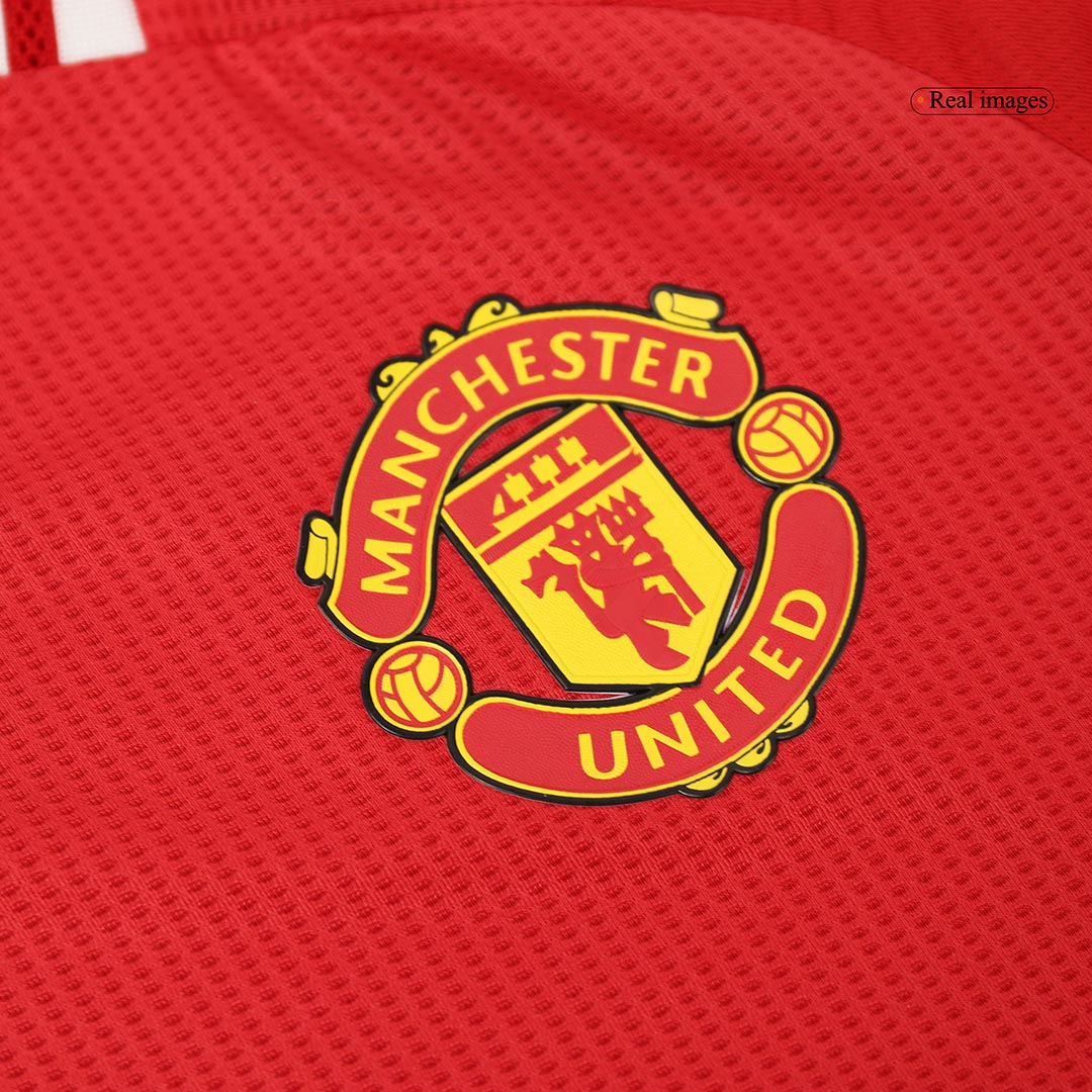 Player Version B.FERNANDES #8 Manchester United Home Soccer Jersey 2024/25 Top Soccer Jerseys Store