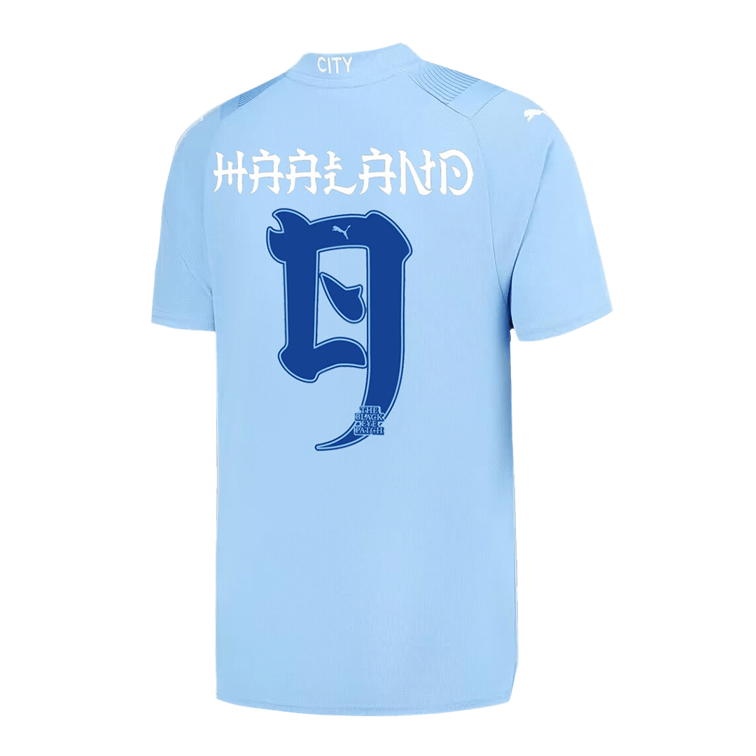 HAALAND #9 Manchester City Japanese Tour Printing Home Soccer Jersey 2023/24 Top Soccer Jerseys Store