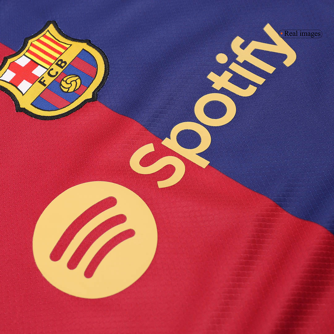 Kid's Barcelona Home Soccer Jersey Kit(Jersey+Shorts+Socks) 2024/25 Top Soccer Jerseys Store