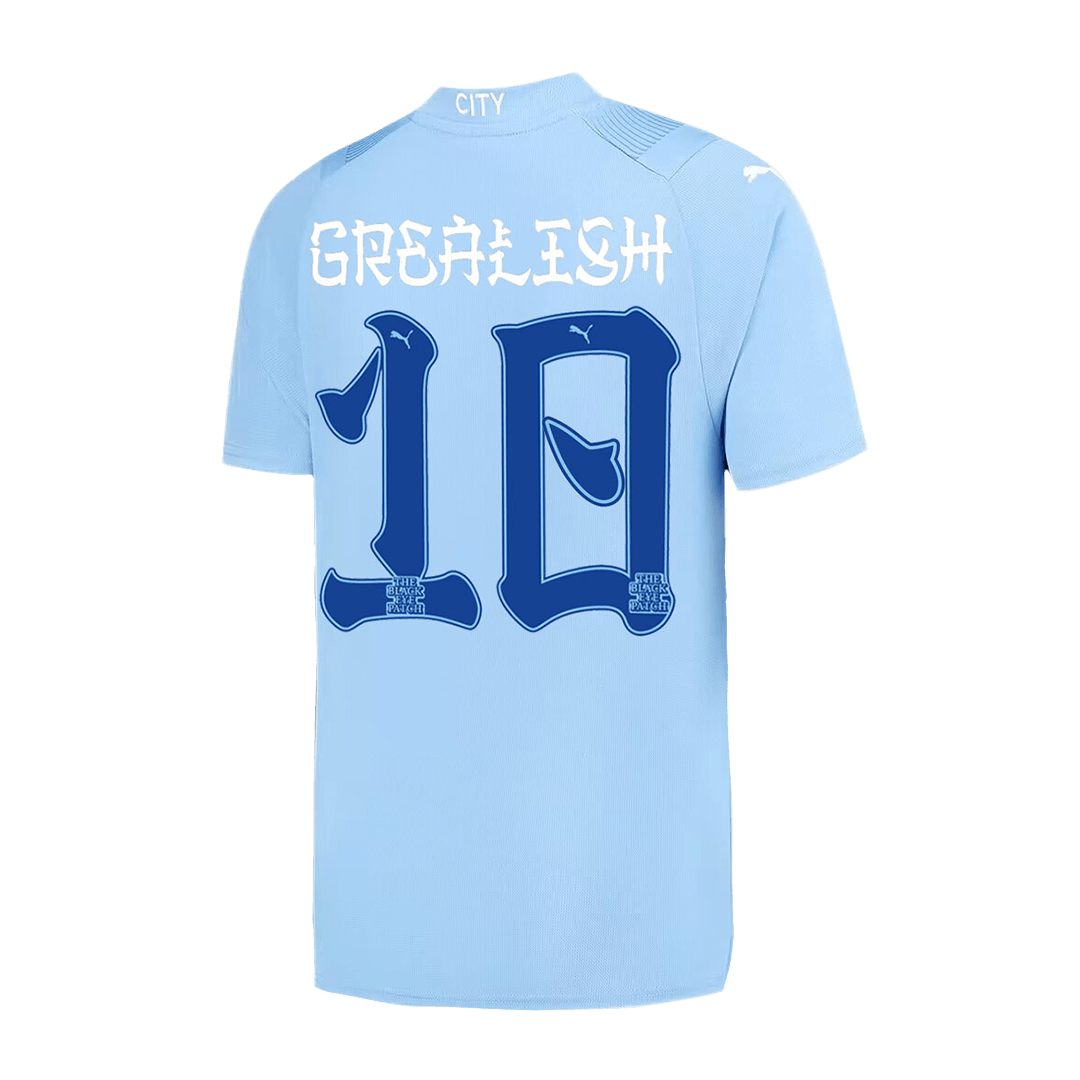 GREALISH #10 Manchester City Japanese Tour Printing Home Soccer Jersey 2023/24 Top Soccer Jerseys Store
