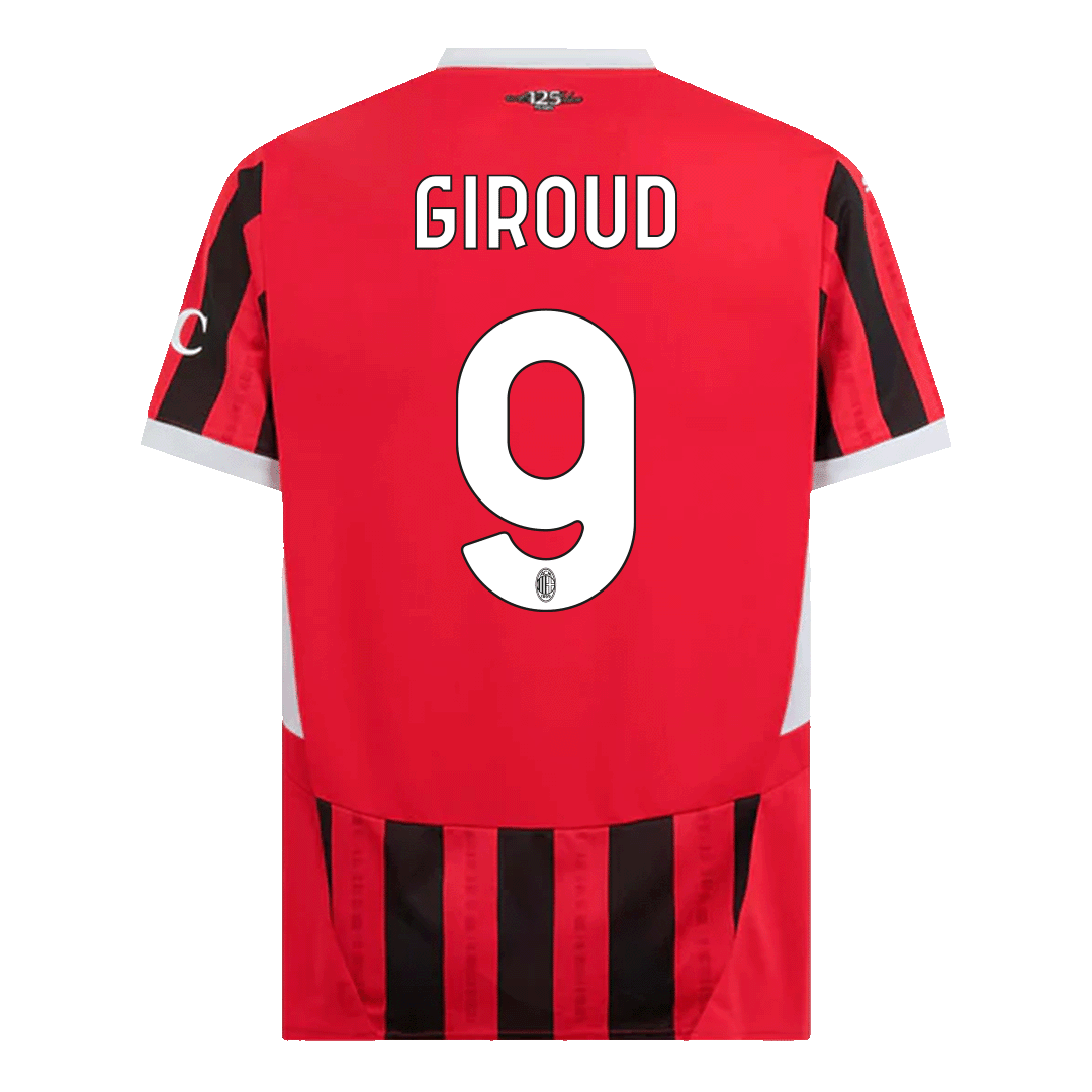 GIROUD #9 AC Milan Home Soccer Jersey 2024/25 Top Soccer Jerseys Store