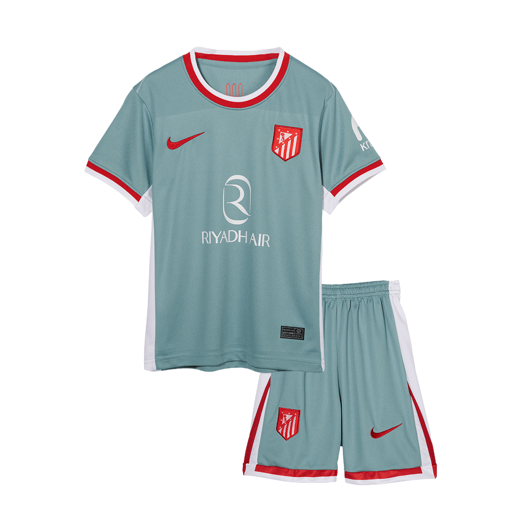 Kid's Atletico Madrid Away Soccer Jersey Kit(Jersey+Shorts) 2024/25 Top Soccer Jerseys Store