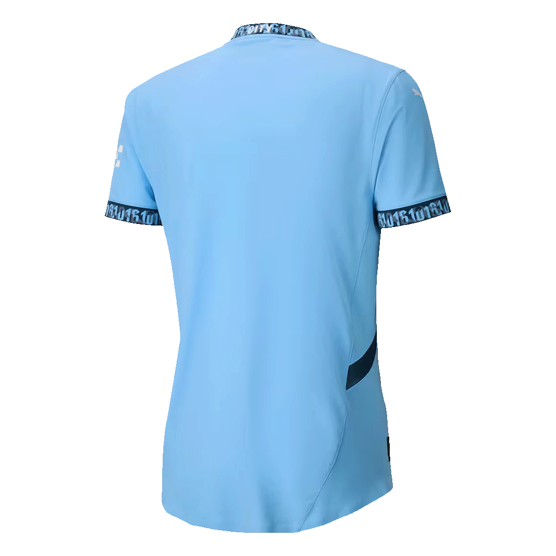 Player Version Manchester City Home Soccer Jersey 2024/25 Top Soccer Jerseys Store