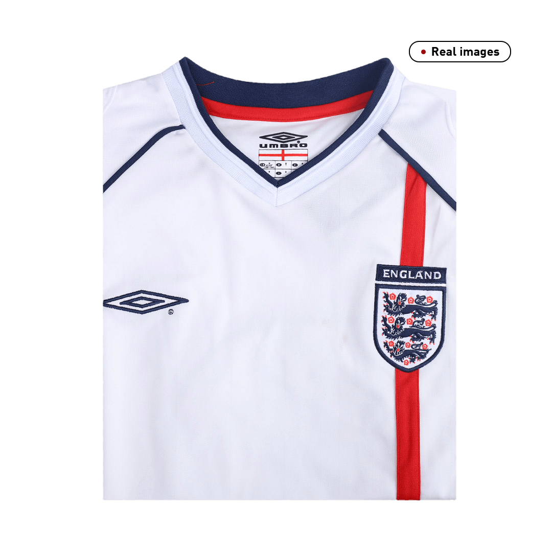 Retro BECKHAM #7 2002 England Home Soccer Jersey Top Soccer Jerseys Store