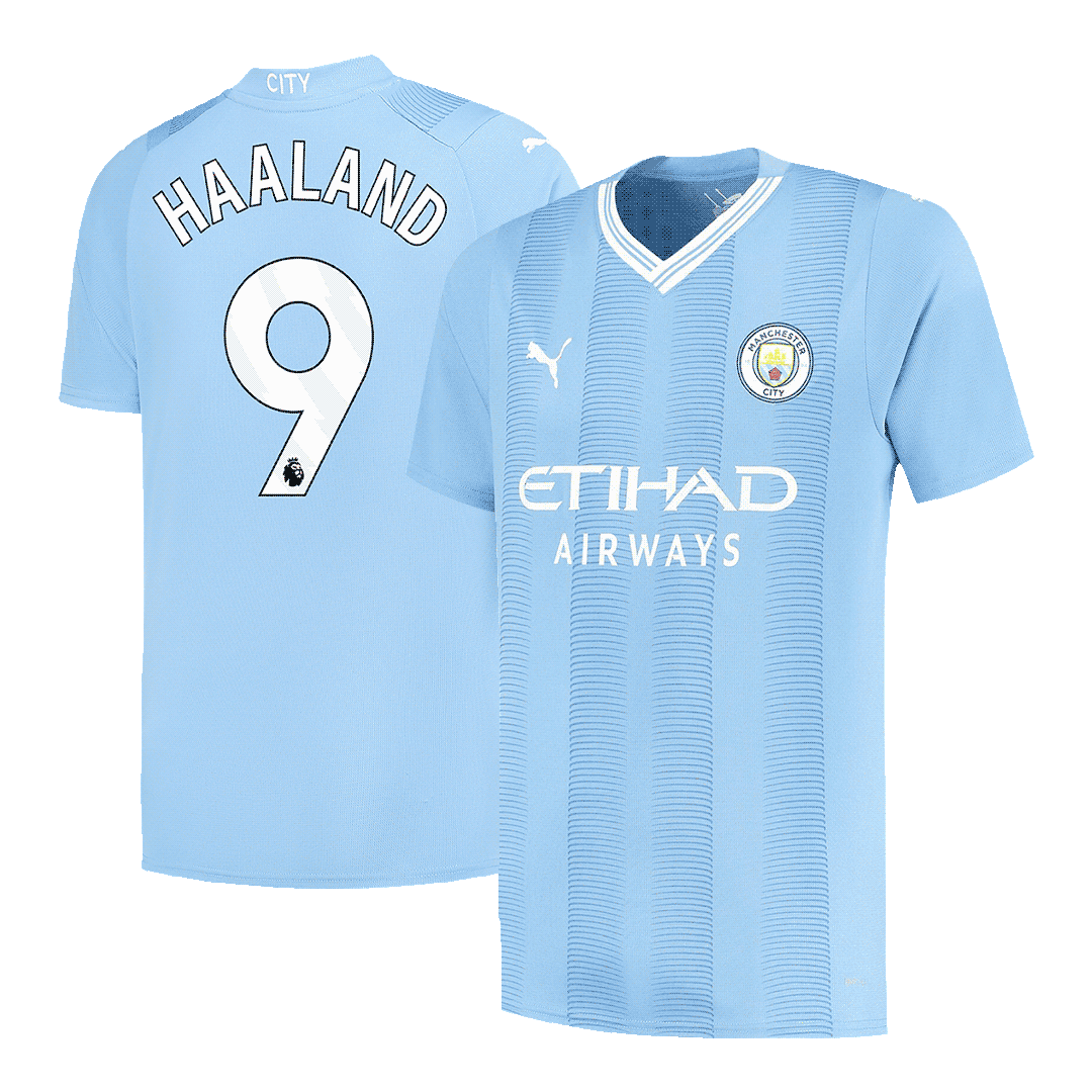 HAALAND #9 Manchester City Home Soccer Jersey 2023/24 Top Soccer Jerseys Store