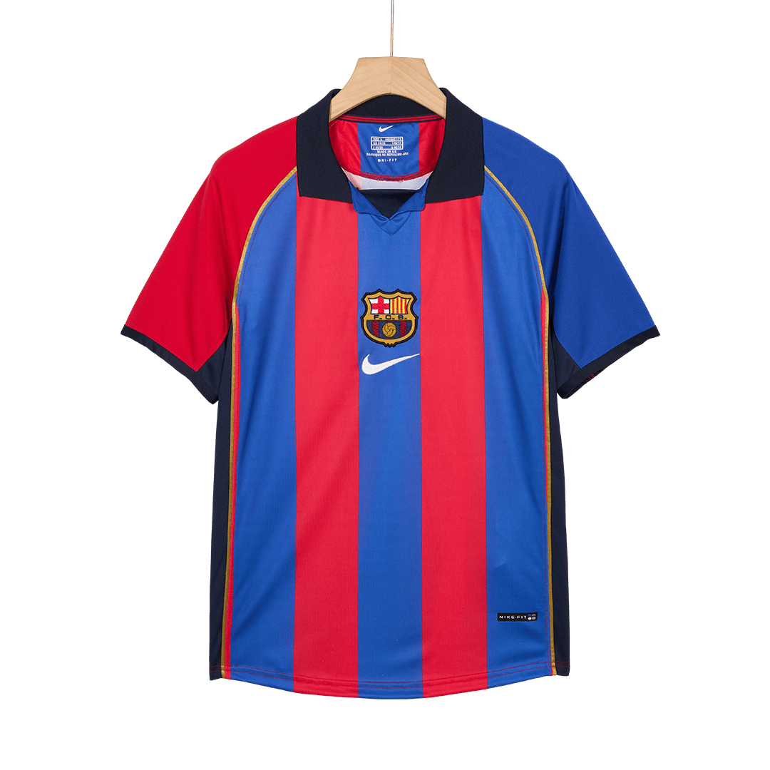 Retro RIVALDO #10 2001/02 Barcelona Home Soccer Jersey Top Soccer Jerseys Store