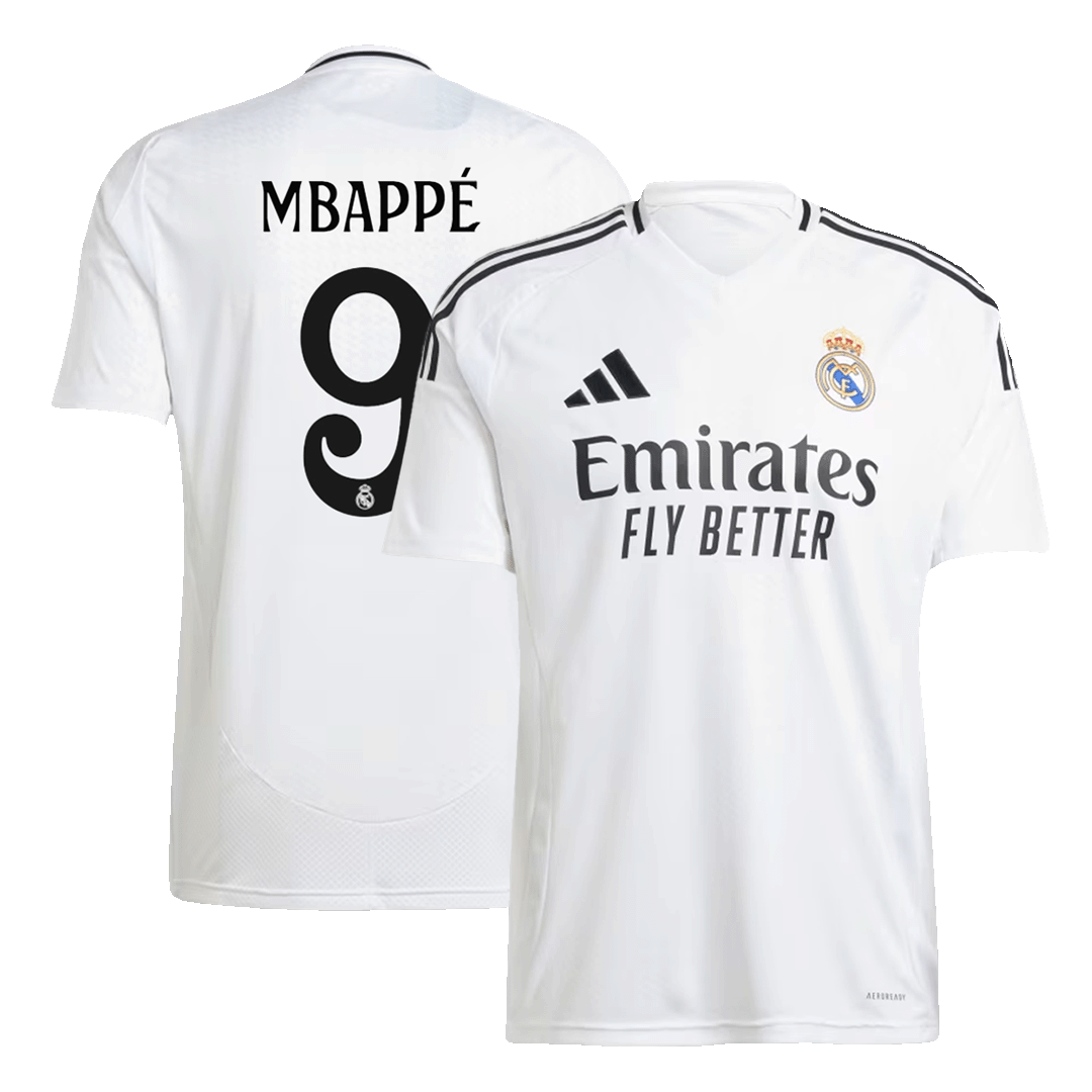MBAPP? #9 Real Madrid Home Soccer Jersey 2024/25 Top Soccer Jerseys Store