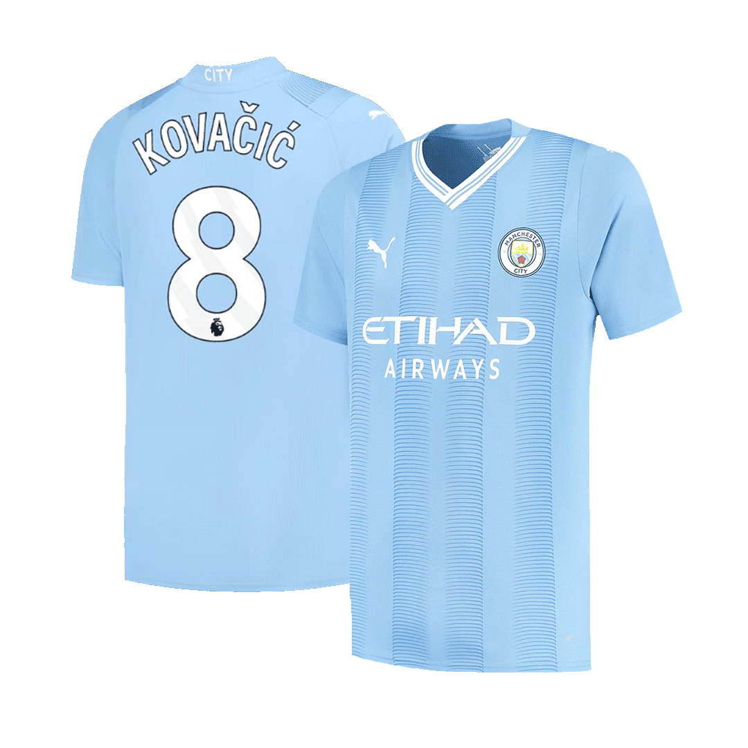 KOVA?I? #8 Manchester City Home Soccer Jersey 2023/24 Top Soccer Jerseys Store