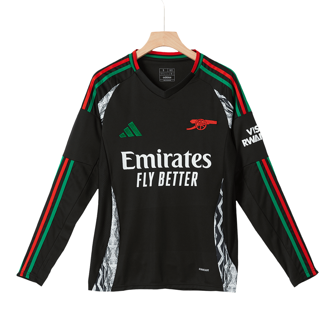 Arsenal Away Long Sleeve Soccer Jersey 2024/25 Top Soccer Jerseys Store