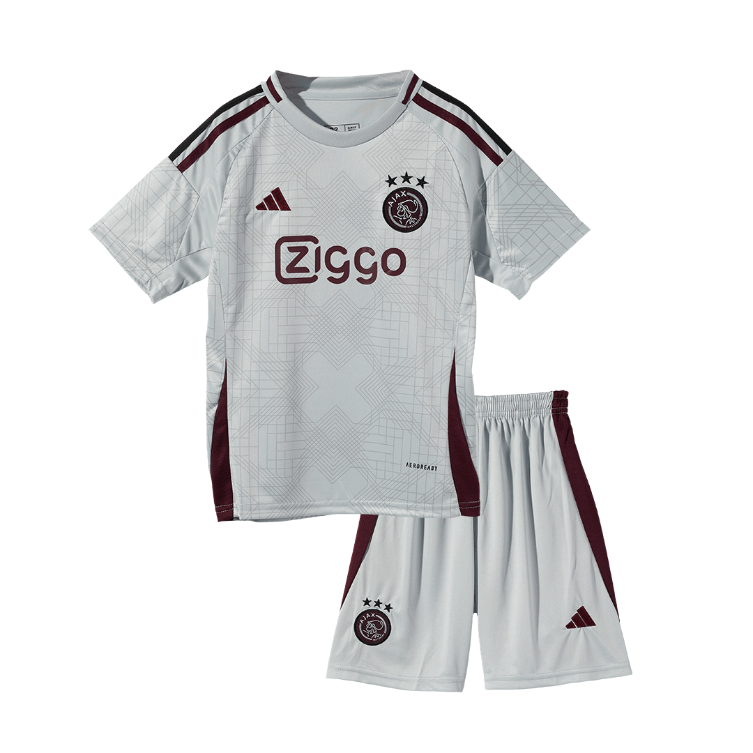 Kid's Ajax Third Away Soccer Jersey Kit(Jersey+Shorts) 2024/25 Top Soccer Jerseys Store