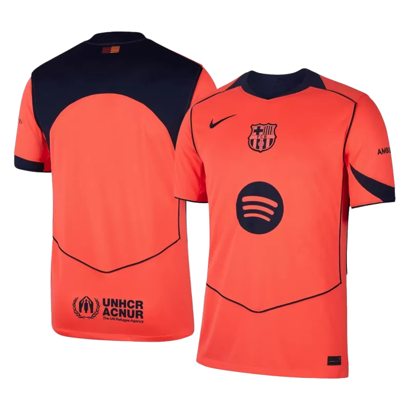 Barcelona Third Away Soccer Jersey 2025/26- Spotify Logo Without Text Top Soccer Jerseys Store