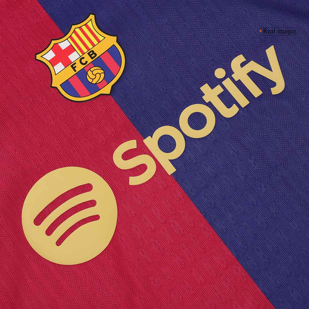 Player Version Barcelona Home Soccer Jersey 2024/25 - 125th Anniversary Top Soccer Jerseys Store