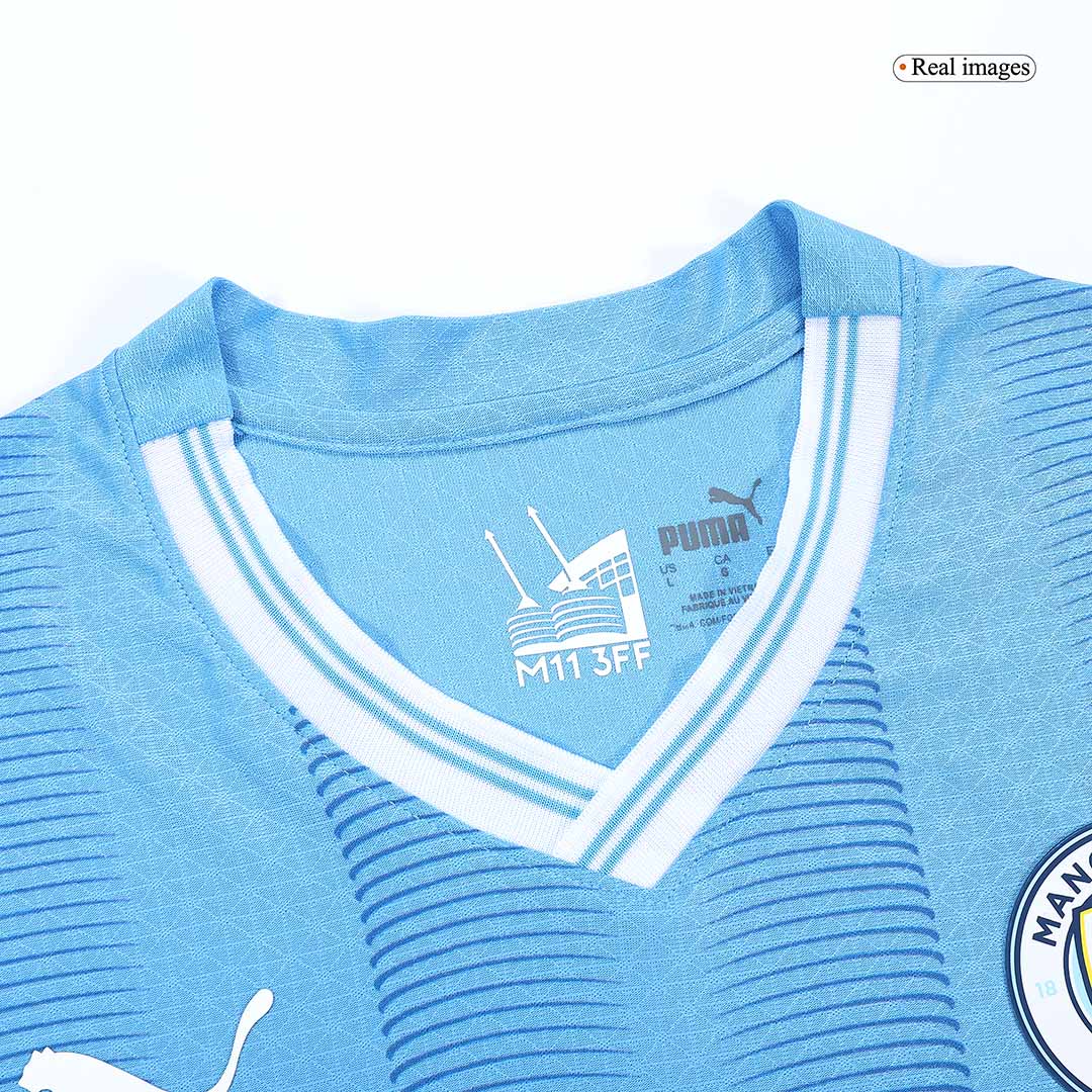 Player Version Manchester City Home Soccer Jersey 2023/24 Top Soccer Jerseys Store
