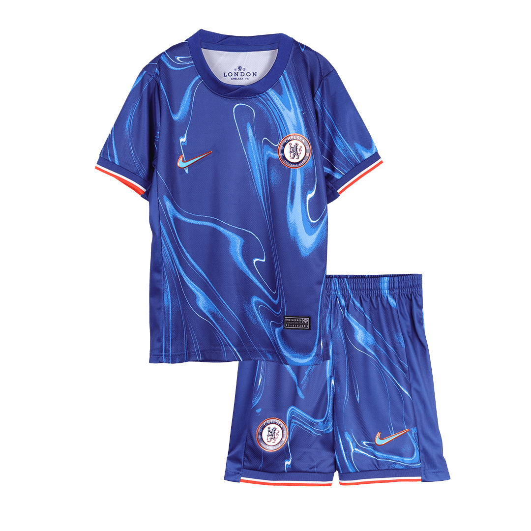 Kid's Chelsea Home Soccer Jersey Kit(Jersey+Shorts) 2024/25 Top Soccer Jerseys Store