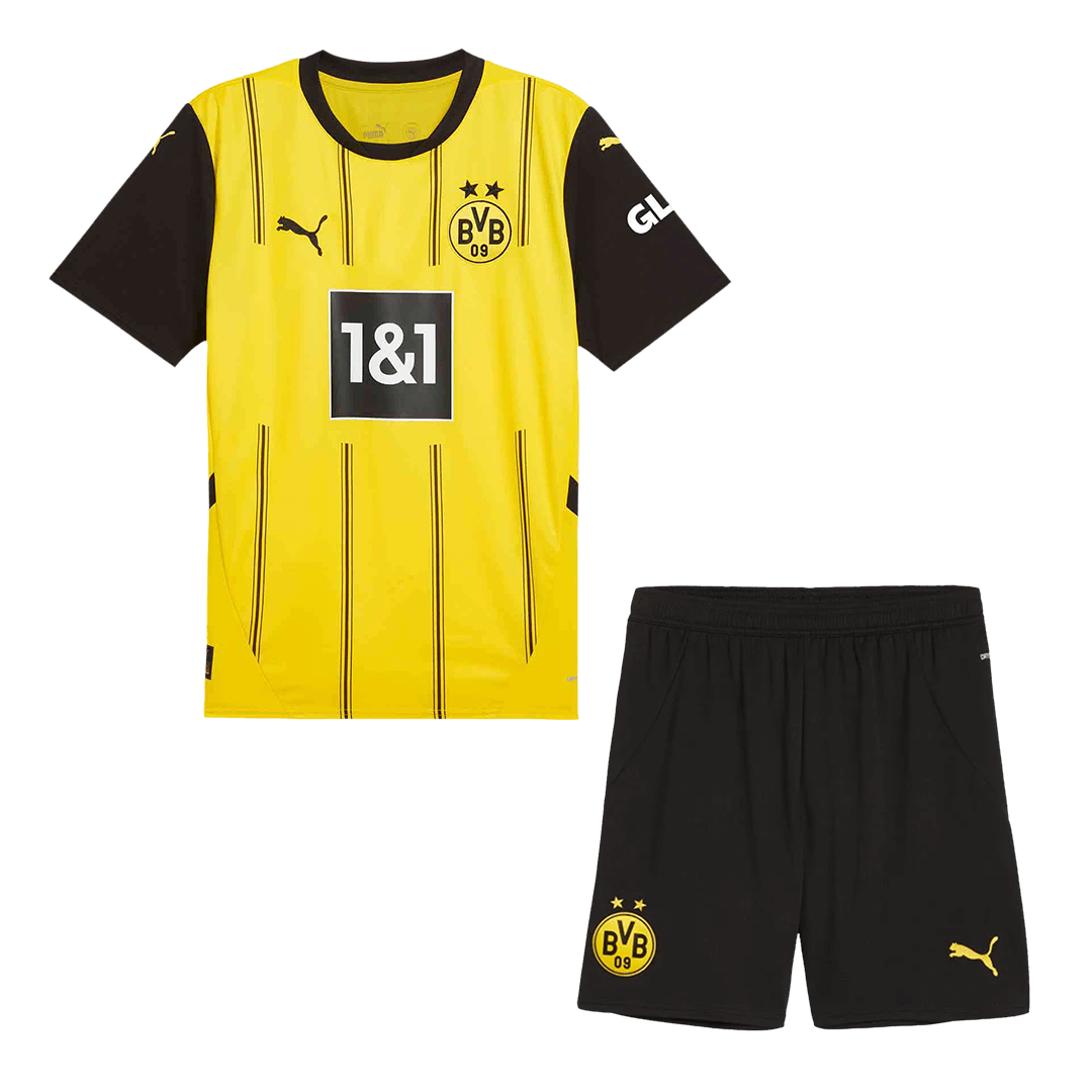 Borussia Dortmund Home Soccer Jersey Kit(Jersey+Shorts) 2024/25 Top Soccer Jerseys Store