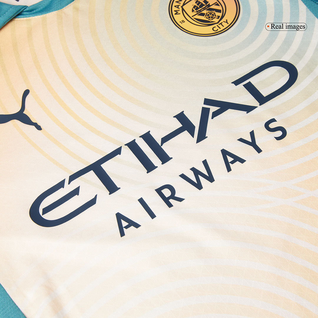 Player Version Manchester City Fourth Away Soccer Jersey 2024/25- Definitely City (UCL) Top Soccer Jerseys Store