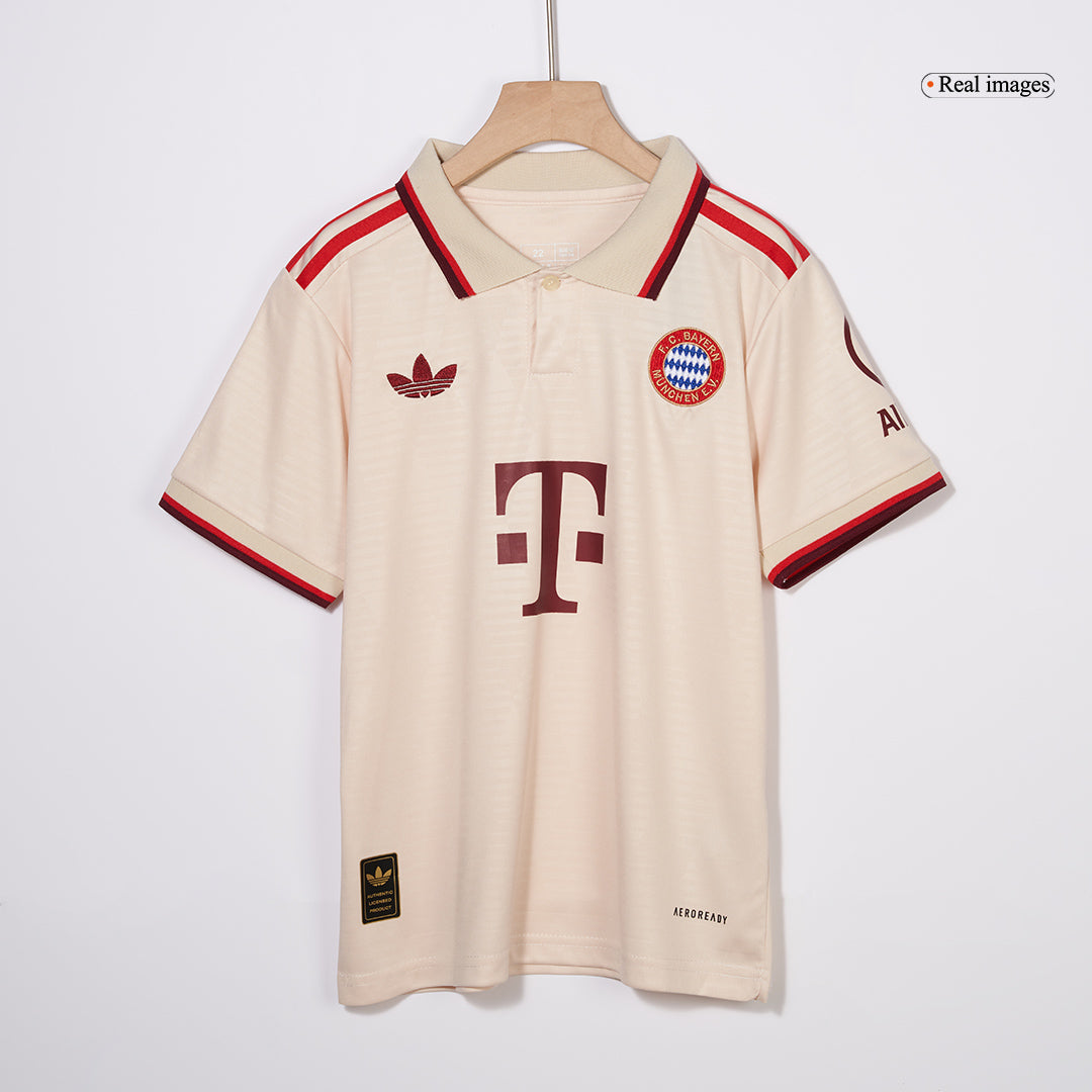 Kid's Bayern Munich Third Away Soccer Jersey Kit(Jersey+Shorts) 2024/25 - UCL Top Soccer Jerseys Store