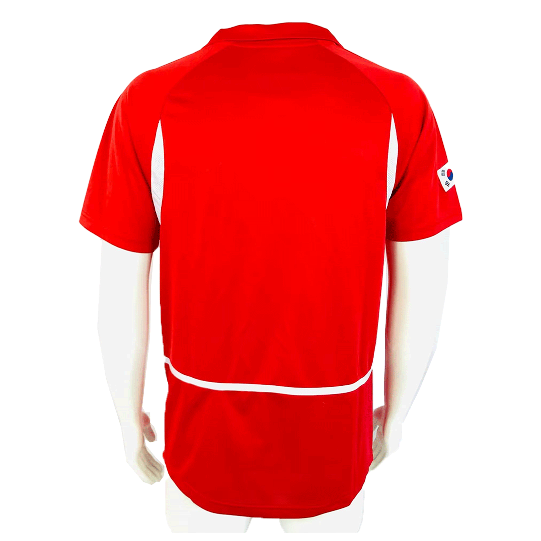 Retro 2002 South Korea Home Soccer Jersey topsoccerjerseys.com