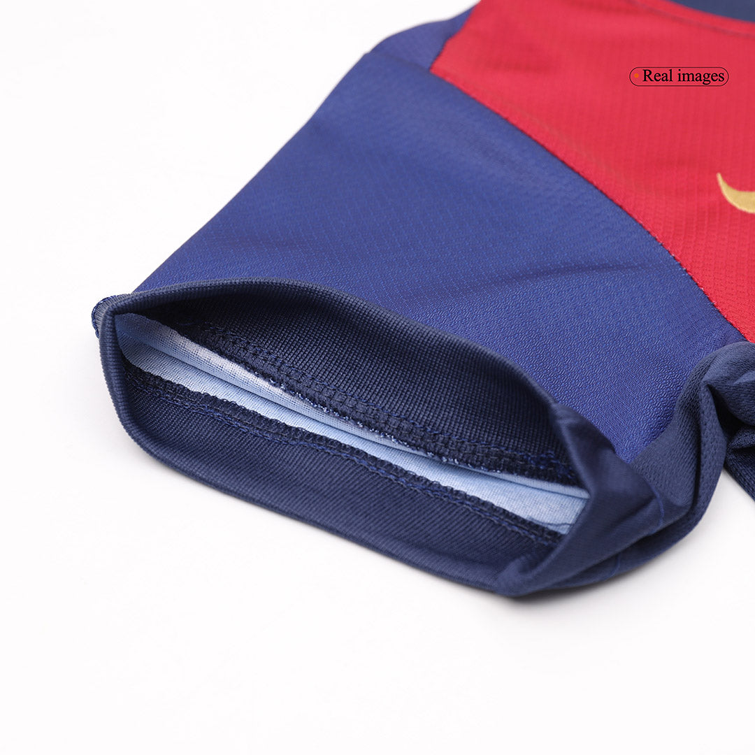 Kid's Barcelona Home Soccer Jersey Kit(Jersey+Shorts+Socks) 2024/25 Top Soccer Jerseys Store