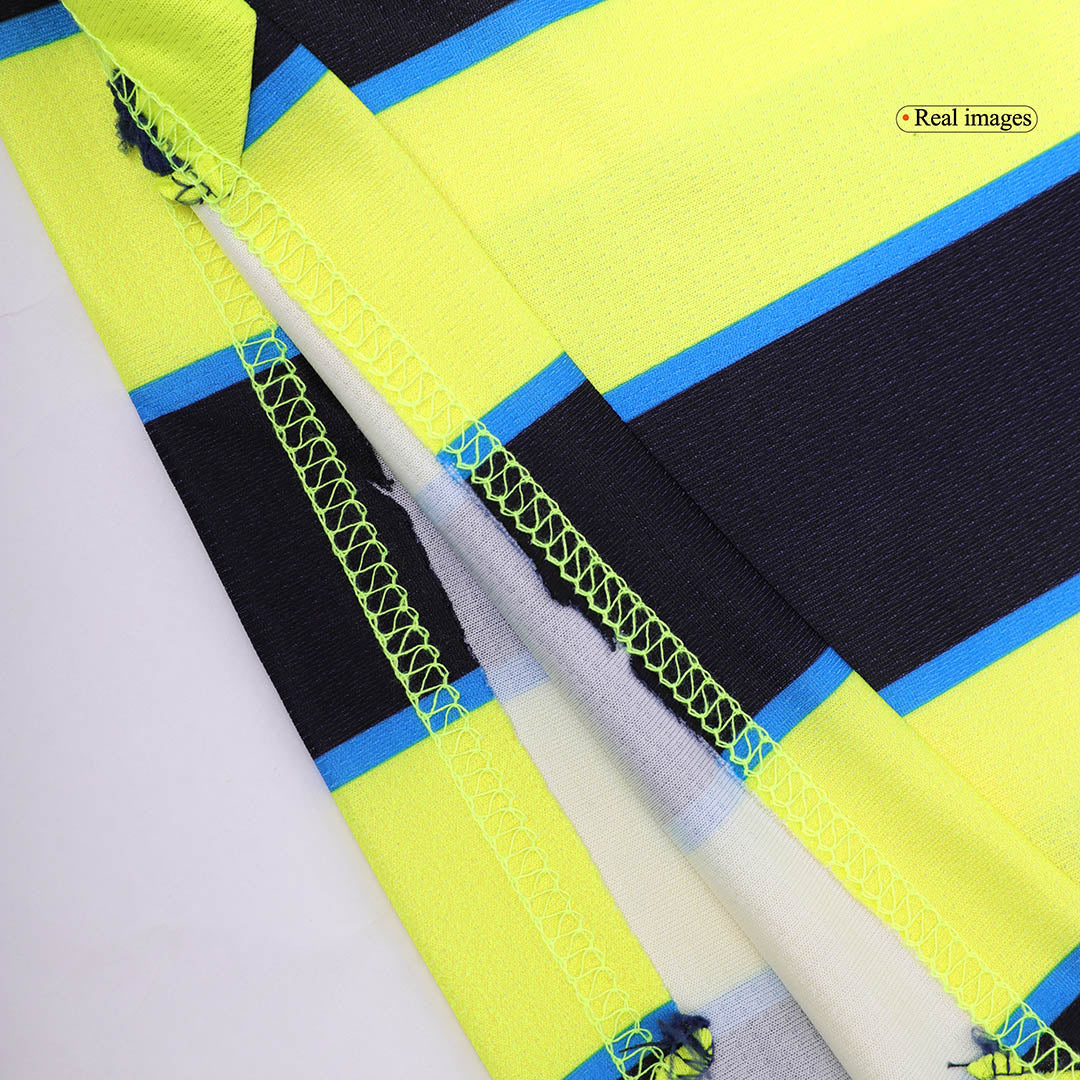 Manchester City Away Soccer Jersey Kit(Jersey+Shorts+Socks) 2024/25 Top Soccer Jerseys Store