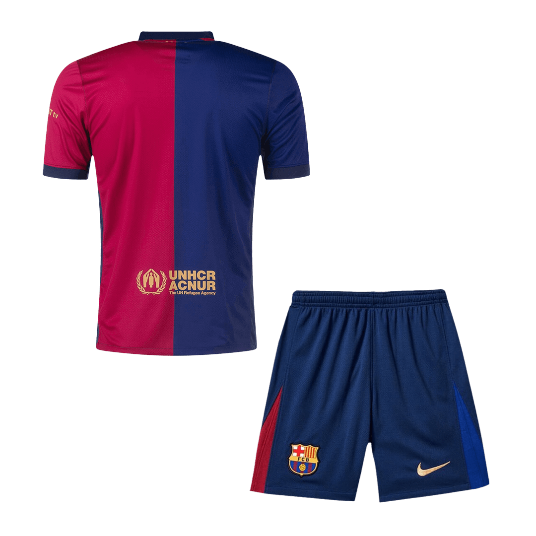 Barcelona Home Soccer Jersey Kit(Jersey+Shorts) 2024/25 Top Soccer Jerseys Store