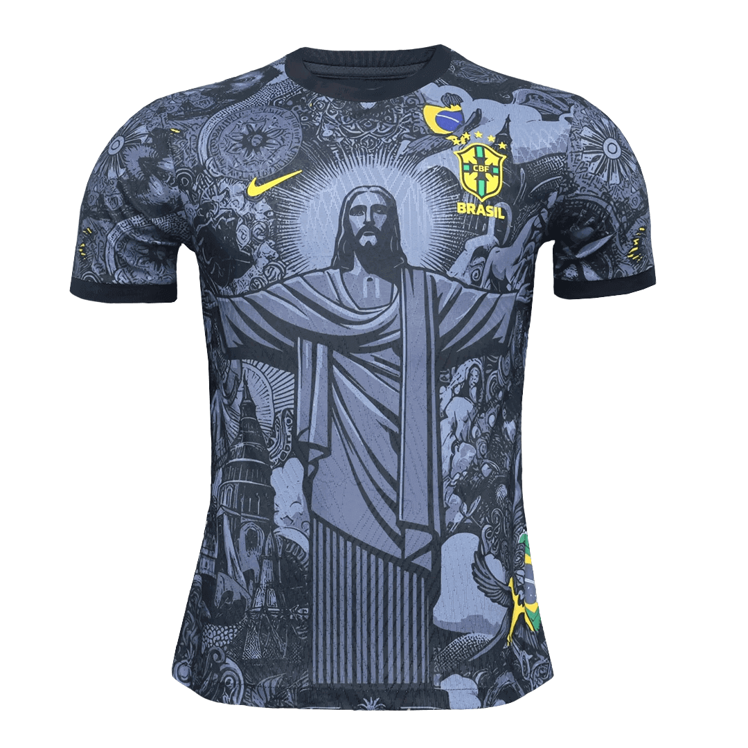 Player Version Brazil Jesus Soccer Jersey 2024 Top Soccer Jerseys Store