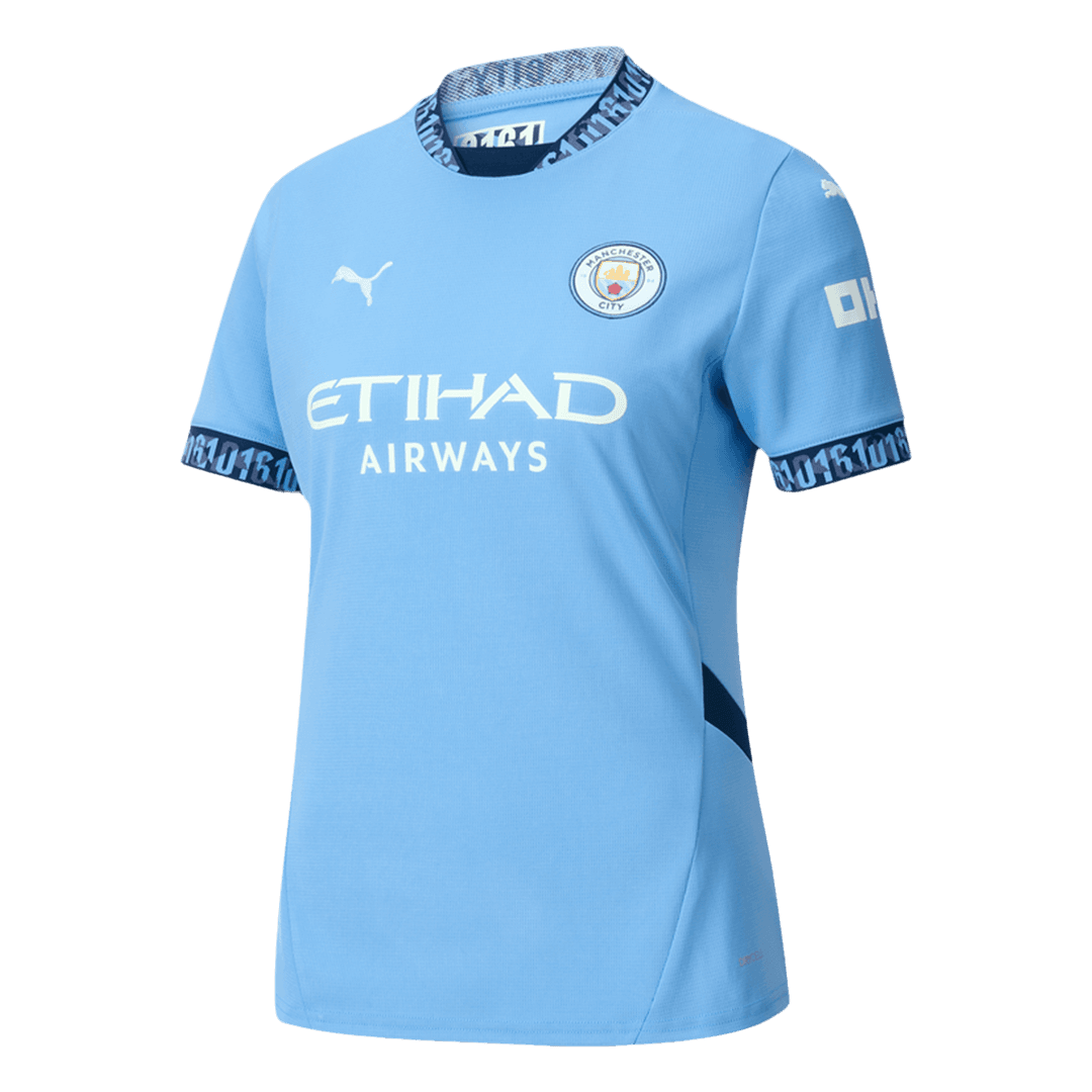 Women's Manchester City Home Soccer Jersey 2024/25 Top Soccer Jerseys Store