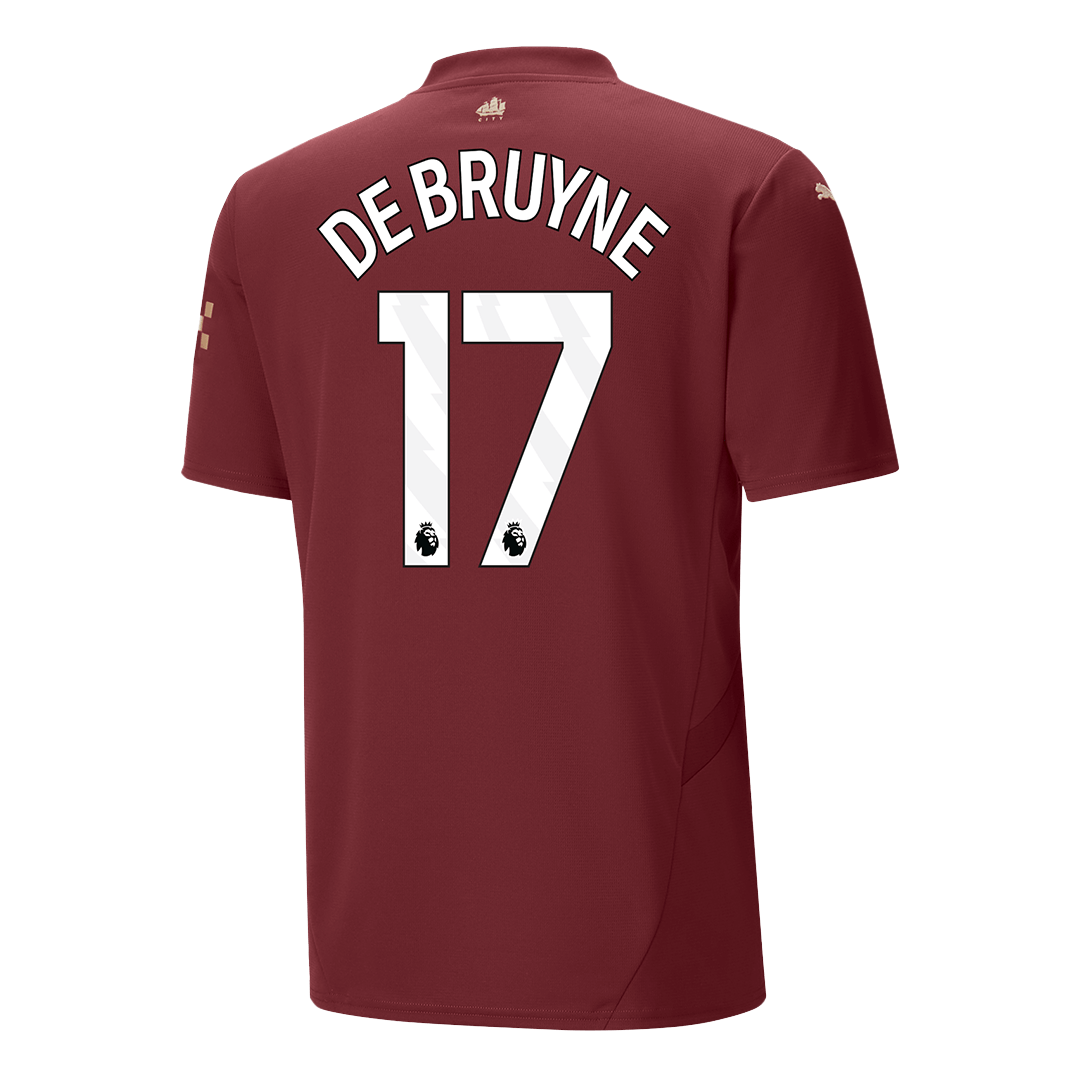 DE BRUYNE #17 Manchester City Third Away Soccer Jersey 2024/25 Top Soccer Jerseys Store