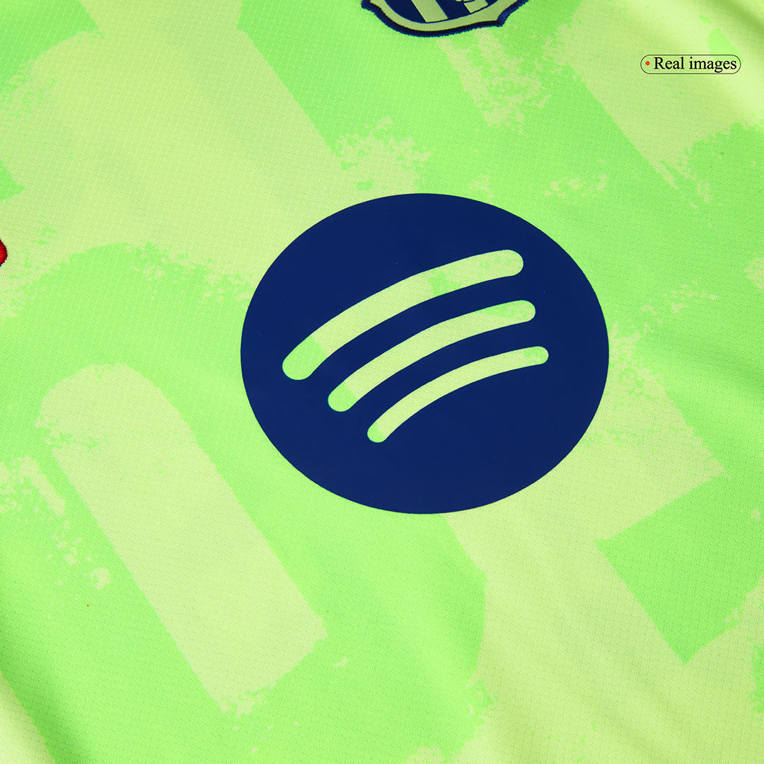 Barcelona Third Away Soccer Jersey Kit(Jersey+Shorts) 2024/25 - (Spotify Logo Without Text) Top Soccer Jerseys Store