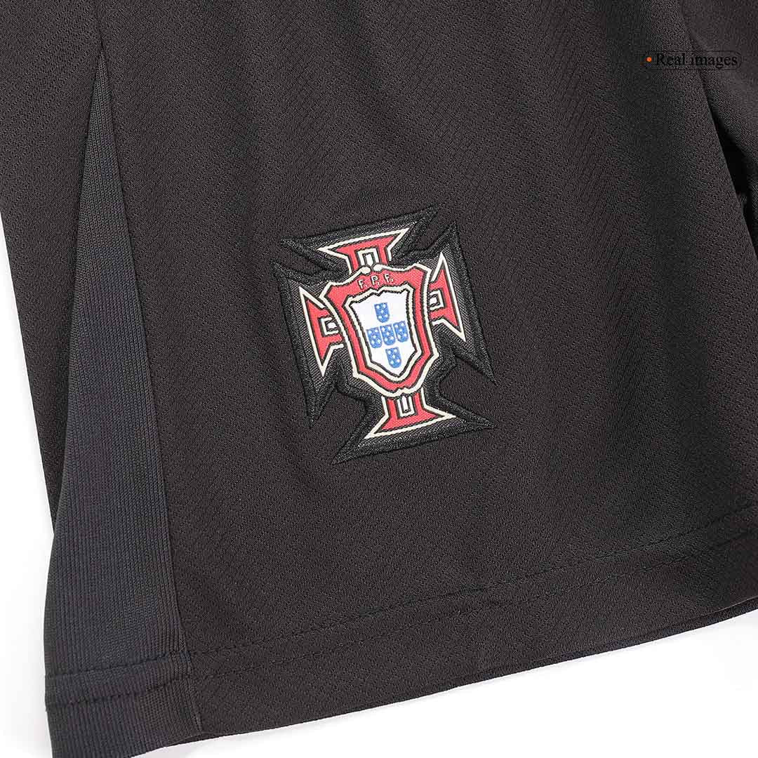 Kid's Portugal Away Kit(Jersey+Shorts) Euro 2024 Go Game Wear