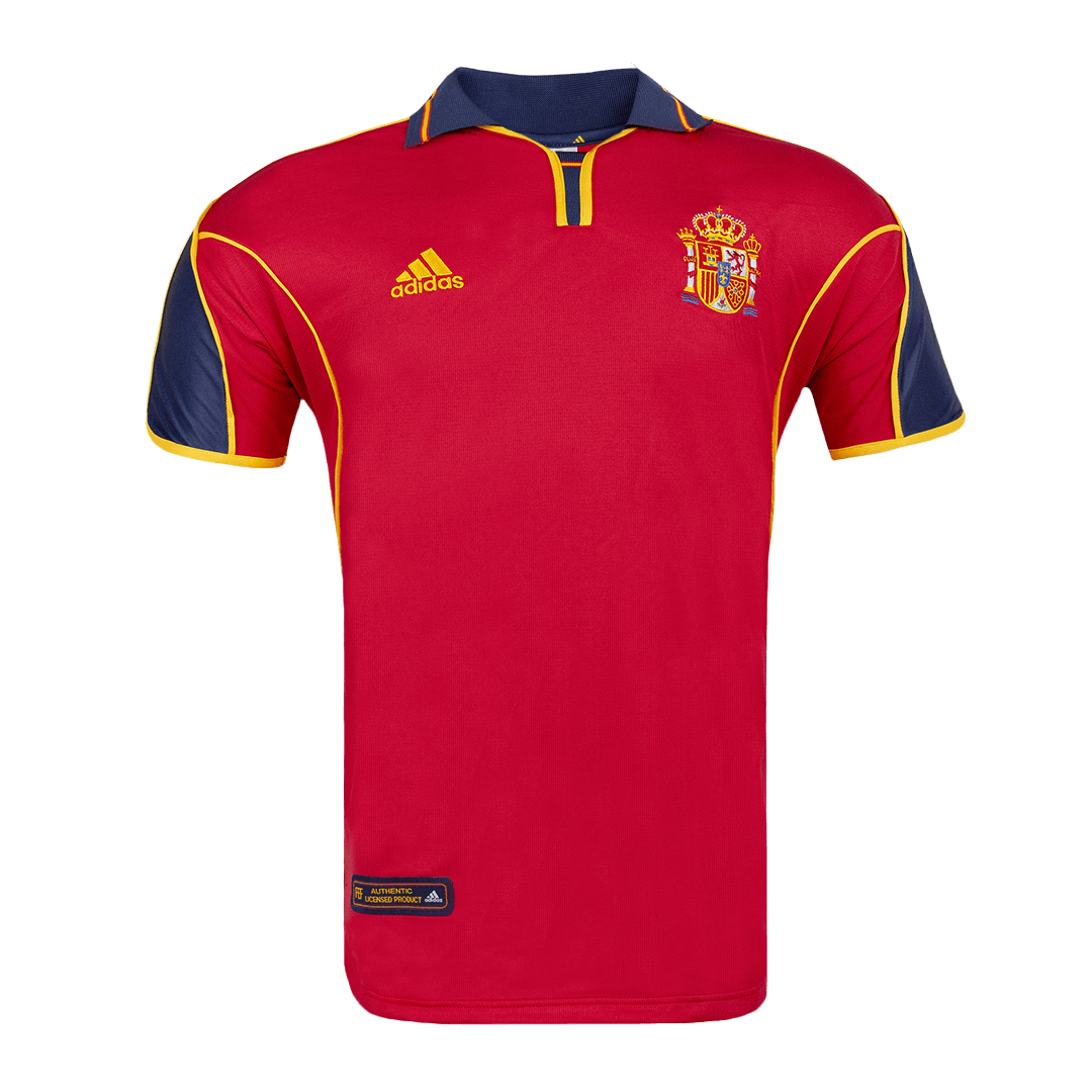 Retro 2000 Spain Home Soccer Jersey Top Soccer Jerseys Store