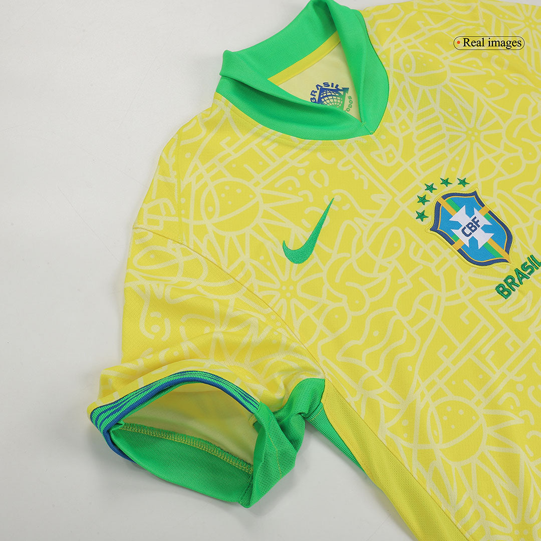 NEYMAR JR #10 Brazil Home Soccer Jersey 2024 Top Soccer Jerseys Store