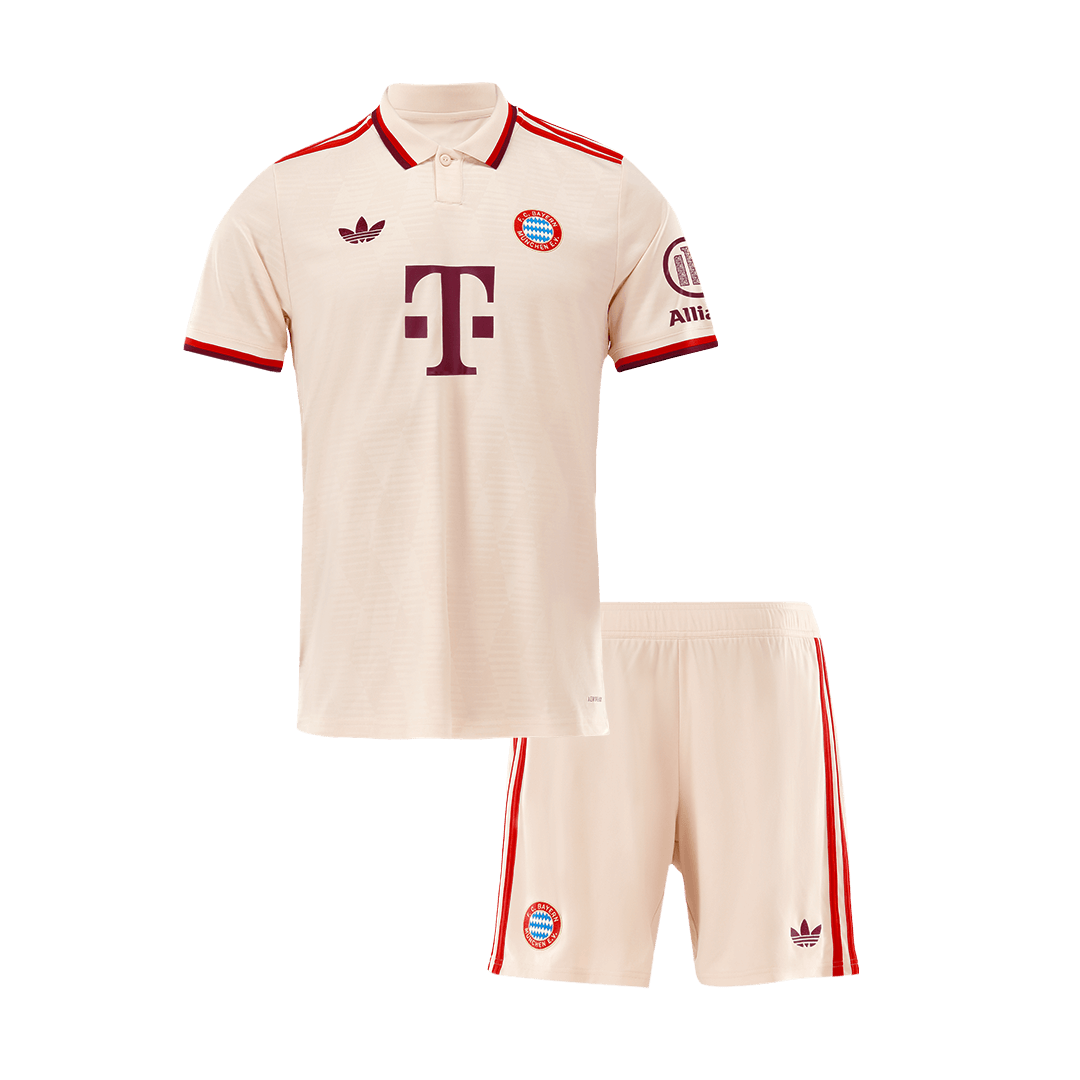 Kid's Bayern Munich Third Away Soccer Jersey Kit(Jersey+Shorts) 2024/25 - UCL Top Soccer Jerseys Store