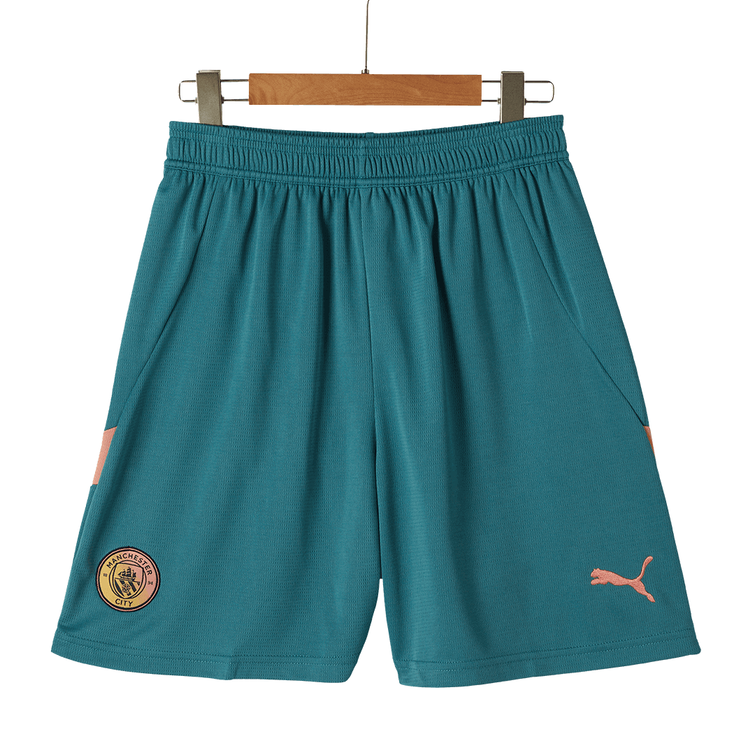 Manchester City Fourth Away Soccer Jersey Kit(Jersey+Shorts) 2024/25 - Definitely City Top Soccer Jerseys Store