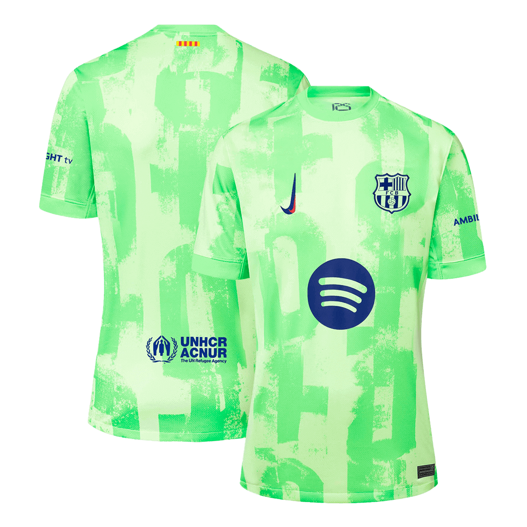 Barcelona Third Away Soccer Jersey 2024/25 - (Spotify Logo Without Text) Top Soccer Jerseys Store