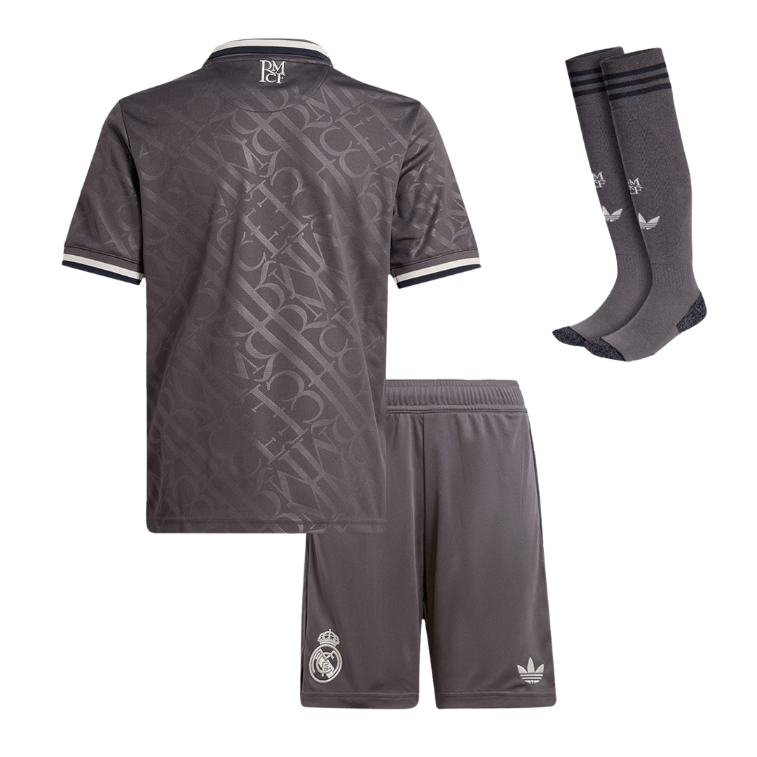 Kid's Real Madrid Third Away Soccer Jersey Kit(Jersey+Shorts+Socks) 2024/25 Top Soccer Jerseys Store