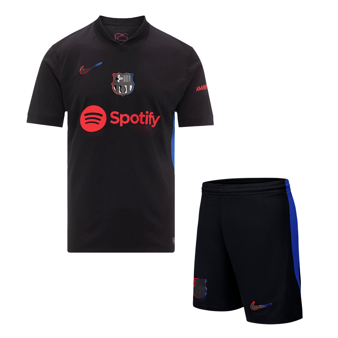 Barcelona Away Soccer Jersey Kit(Jersey+Shorts) 2024/25 Top Soccer Jerseys Store