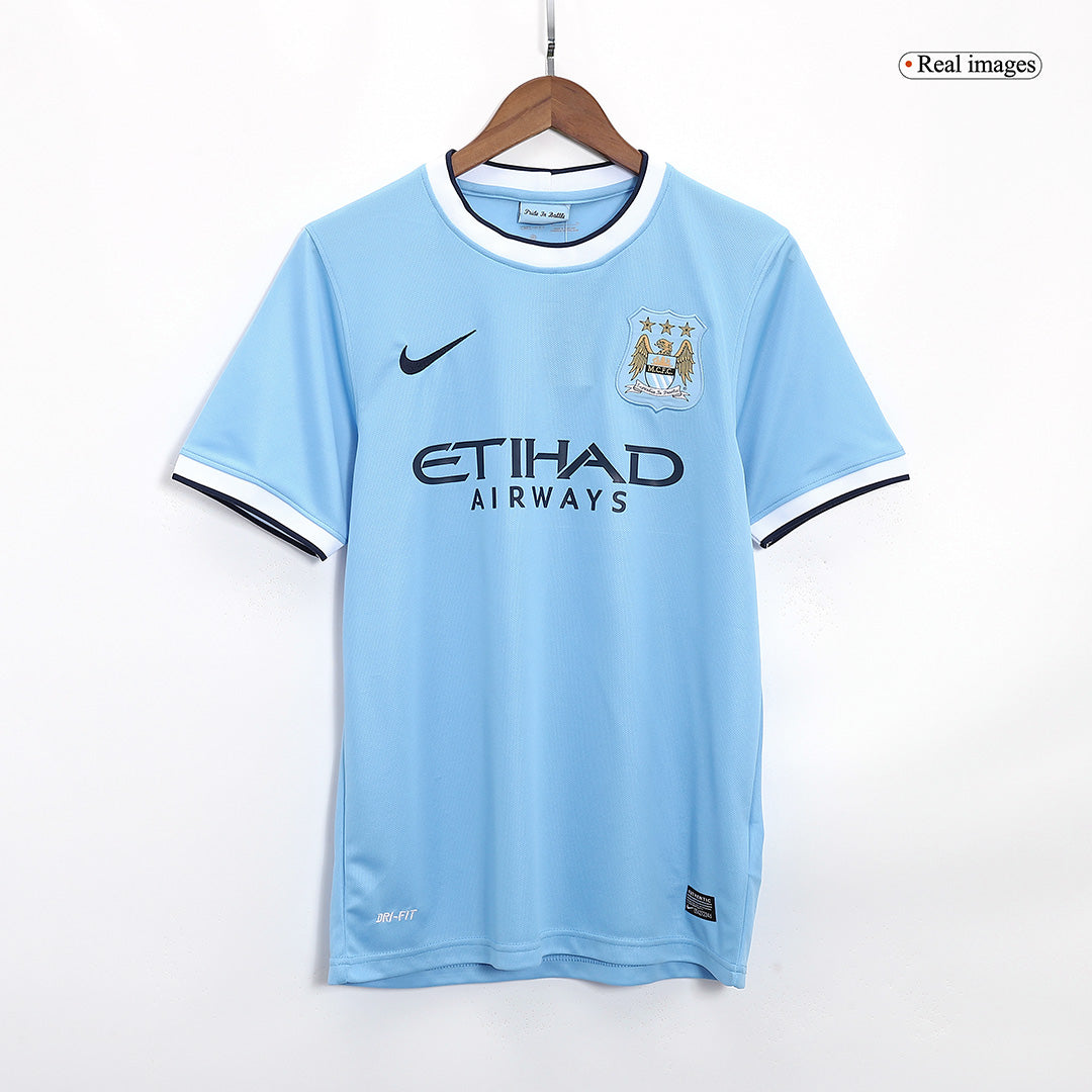 Retro 2013/14 Manchester City Home Soccer Jersey Top Soccer Jerseys Store