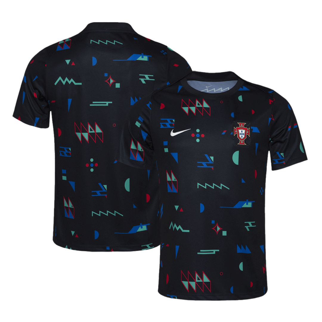 Men's Portugal Pre-Match Soccer Jersey Euro 2024 Go Game Wear