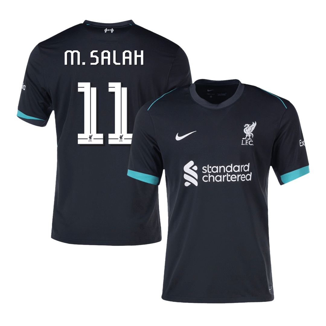 M.SALAH #11 Liverpool Away Soccer Jersey 2024/25 - UCL Top Soccer Jerseys Store