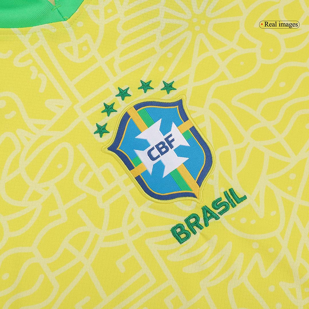 NEYMAR JR #10 Brazil Home Soccer Jersey 2024 Top Soccer Jerseys Store