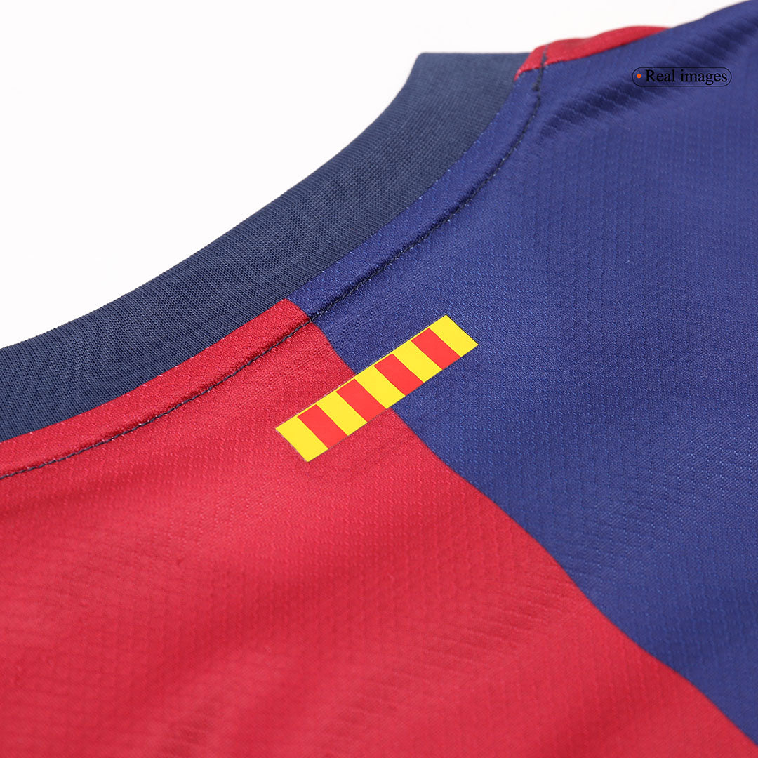 Kid's Barcelona Home Soccer Jersey Kit(Jersey+Shorts+Socks) 2024/25 Top Soccer Jerseys Store